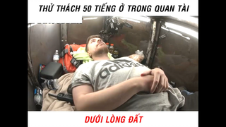 Thử thách 50 tiếng trong quan tài dưới lòng đất part 4 #giaitri