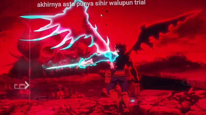 Asta meng solo kaisar sihir jahat dengan gabungan kekuatan【kaisar sihir baik&iblis】