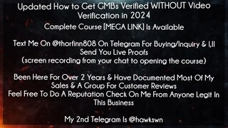 Updated How to Get GMBs Verified WITHOUT Video Verification in 2024 Course download