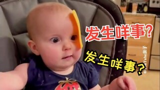 爸妈看向哭闹的你，并向你扔了块芝士片🧀