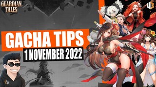 BANNER WAIFU UNDERATED - TIPS GACHA 1 November | Guardian Tales