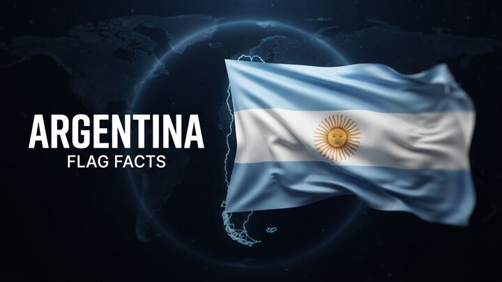 Argentina Flag 🇦🇷 | 3D Animated Flag & Flag Facts