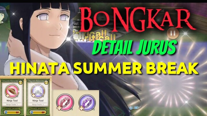 BONGKAR || DETAIL JURUS HINATA SUMMER BREAK || NARUTO X BORUTO NINJA VOLTAGE || #UMARHUSNI #UHN