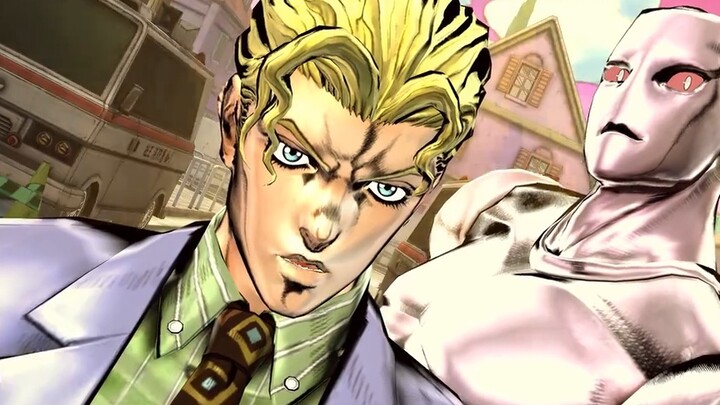 JOJO Stalk: Cross-part dialogue! When old Joseph from part 3 meets the character from part 4! Simpli