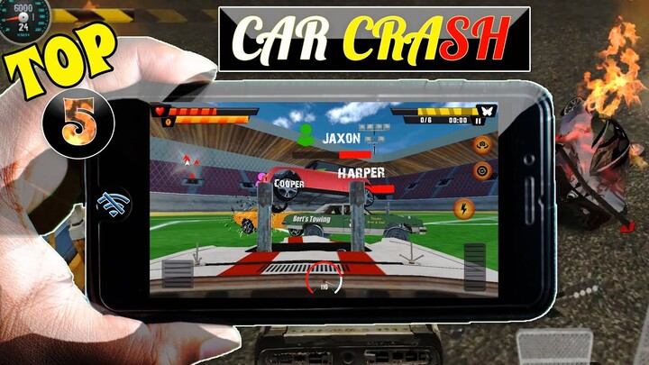 Top 5 Car Crash Games For Android/Offline/Under 100Mb|2022