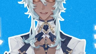 【Tucker Tako】The reason behind the anchor's dark skin and inability to open his eyes
