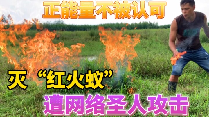 Xiao He was attacked by Internet saints for killing "red fire ants" and was very angry. Why didn't t
