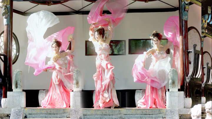 She’s still such a pro at fan dancing～ Qixiu Double-Fan Dance