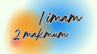satu imam dua makmum