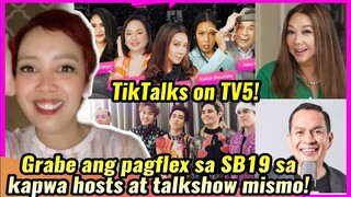 Kakai, finlex ang SB19 kina Korina Sanchez,Alex Calleja, at mga kasamang hosts!