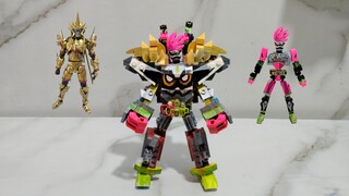 Transformasi besar MAX! MOC Blok Bangunan Armor Kamen Rider Exaid Extreme level 99 yang Terinspirasi
