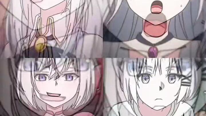 white hair #animejj #anime #animek