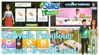 The Sims Mobile Catwalk Fabulous Sweet Treats event Mini Review | XCultureSimsX