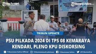 Kapolresta Kendari Pantau Langsung PSU Pilkada 2024 di TPS 08 Kemaraya, Pleno KPU Diskorsing