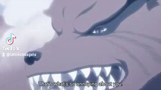 😢Naruto and kurama LAST MOMENT😢