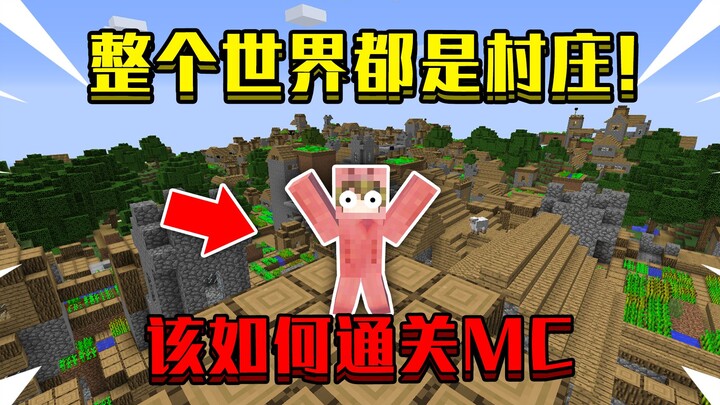 Khi cả thế giới Minecraft là một ngôi làng! Cách đánh bại MC!