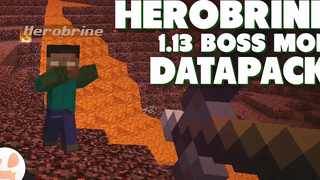 นางเอก! Minecraft 113 Herobrine Datapack Showcase