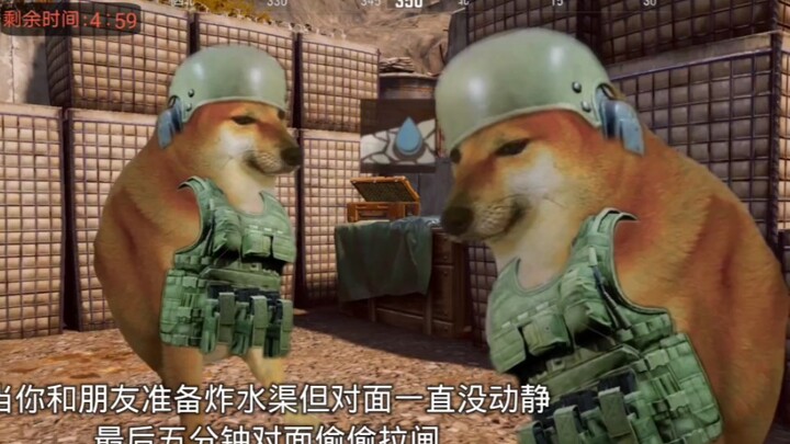 当你和朋友一起当老鼠炸水渠时