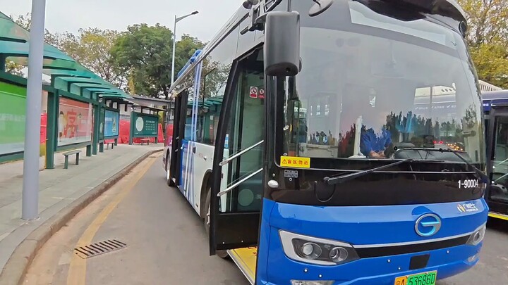 China Guangzhou Bus No.86 RoadTwo-way from University Town to Lejiao 2025.12.10 Go at 15:40 and retu