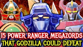 15 Power Ranger Megazords That Godzilla Could Defeat - Explored