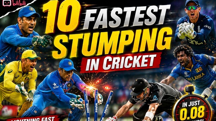 Top 10 Fastest Stumping Ever Recorded In Cricket -Cricket Alltime