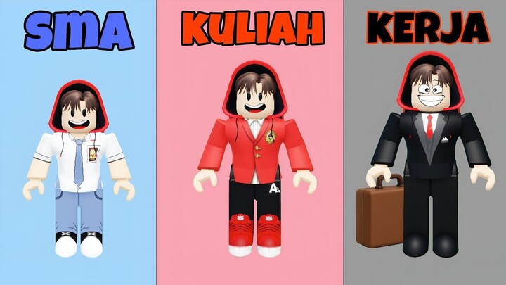 Yuta, Mio Dan Baby Celine Naik Tower Dari TK Sampai Kerja  ROBLOX
