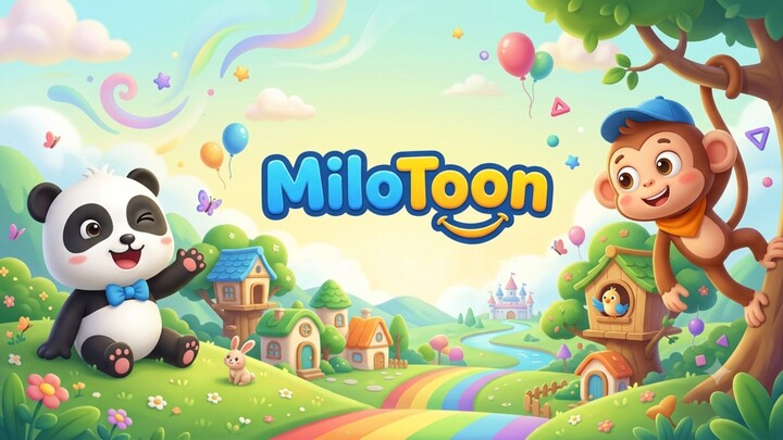 🐼🚜 MiloToon – Episode 1: The Mysterious Map! 🗺️