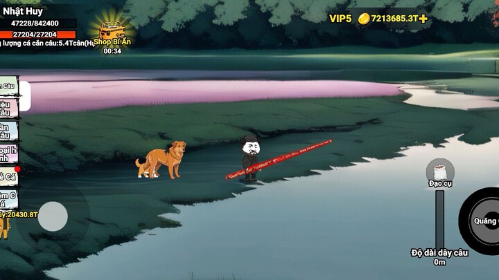 Tất cả các chiêu câu của Khoa Điếu Uy trong game câu cá vạn cân #BuildaGame #钓魂 #34653768