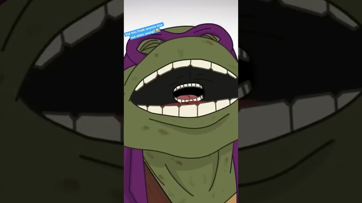 The Ninja Turtles were horror characters 🐢😱 #animation #cartoon #tmnt #ninjaturtles #funny