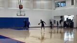 Paul George getting up shots today in practice