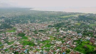 Keindahan Kota Nabire dari Gunung Girimulyo