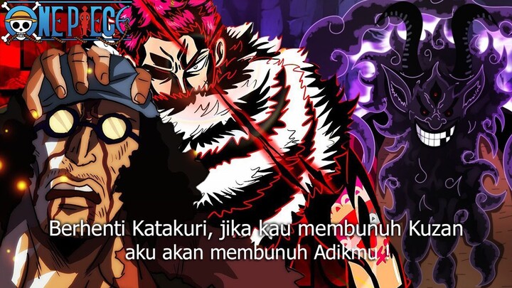 FULL ONE PIECE TERBARU - KUROHIGE MARAH! KATAKURI BERHASIL MEMBANTAI KUZAN DENGAN SERANGAN GABUNGAN