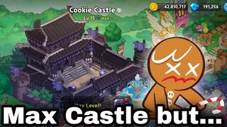 When you finally upgrade Cookie Castle to MAX Level 15 but...