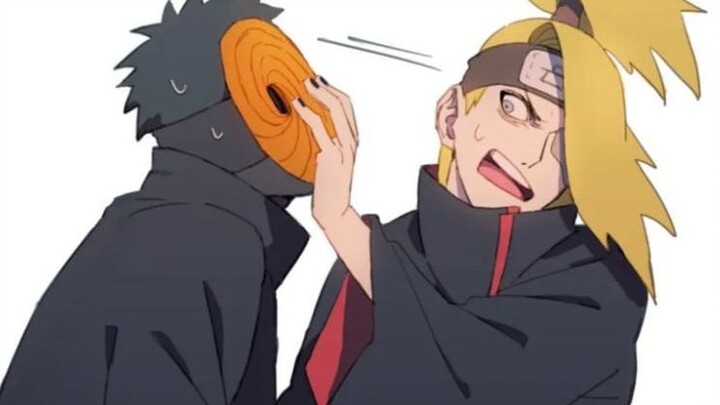 "Deidara-senpai is a strict senior, but he is also a good senior."