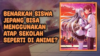Benarkah Siswa Jepang bisa Menggunakan Atap sekolah sesuka mereka seperti di Anime?