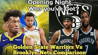 Golden State Warriors Vs Brooklyn Nets Comparison! Who You've Got?