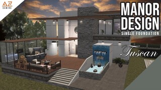 LifeAfter: SINGLE MANOR - Modern Tuscan | w/ Liquor Bar Furniture | Manor Design | Tutorial