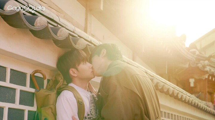 Why is this strange, handsome man kissing the strange, cute would-be actor?!