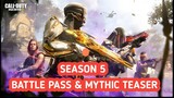 🤯 SEASON 5 MYTHIC ODEN AND BATTLE PASS CHARACTERS CODM 2022 | SEASON 5 BATTLE PASS CHARACTERS LOOK