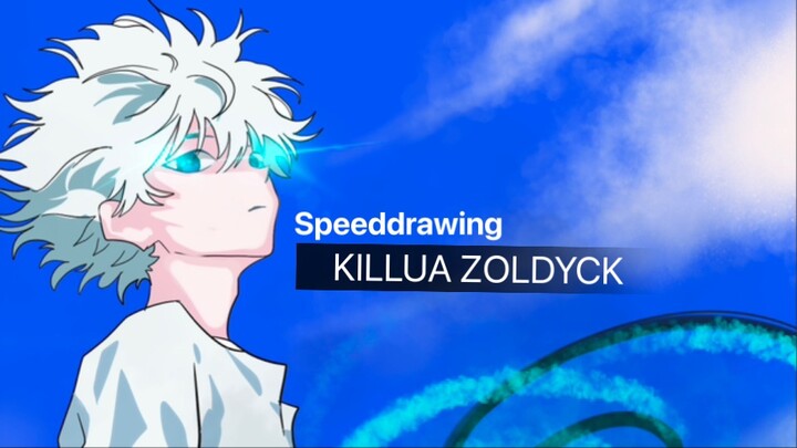 DRAWING KILLUA YOUYO_ karakter terpopuler di japan