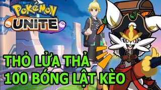 Pokemon Unite Thỏ Lửa CIDERACE Thả 100 Bóng Lật Kèo Đấu Hạng Game 5 VS 5 Như Liên Quân Top Game