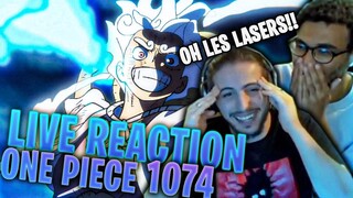 LUFFY GEAR 5 VS KAIDO ! ONE PIECE EP 1074 LIVE REACTION