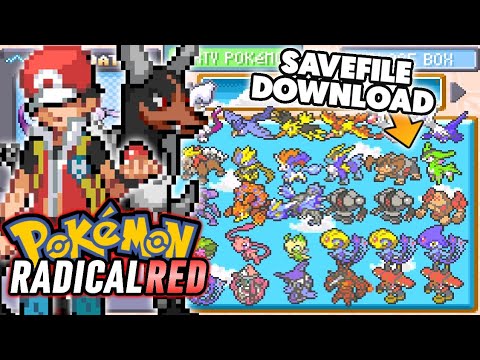 Pokemon Radical Red V2.1 My Save File Download - Bilibili