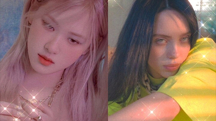 Seorang gadis menyanyikan "Peaches" dengan gaya Billie Eilish dan ROSÉ