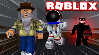 HELPING MY GRANDPA FLEE THE FACILITY - ROBLOX FLEE THE FACILITY