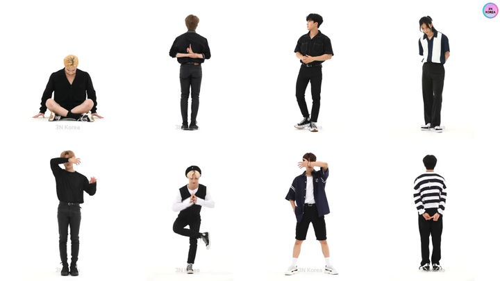 【Stray Kids】Comparison of the live shots of eight fans of Weekly Idol "Good Singer" on the same stag