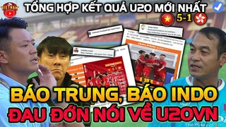 Tổng Hợp Kết Quả U20 AFC, Báo Trung-Indo Đau Đớn Nói Về U20 Việt Nam Với Chỉ Số "Vàng"