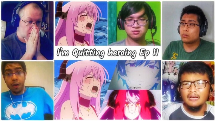 Leo is Gonna Die I'm Quitting Heroing episode 11 reaction mashup