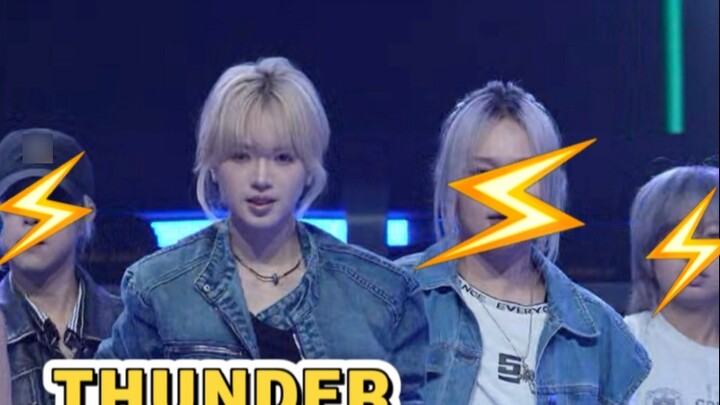 【THUNDER】A cover stage comparable to that of a female idol｜Super authoritative A-Long straight shot｜