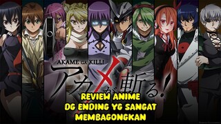 ANIME BRUTAL DENGAN ENDING YG SANGAT MEMBAGONGKAN - REVIEW ANIME AKAME GA KILL 🔥